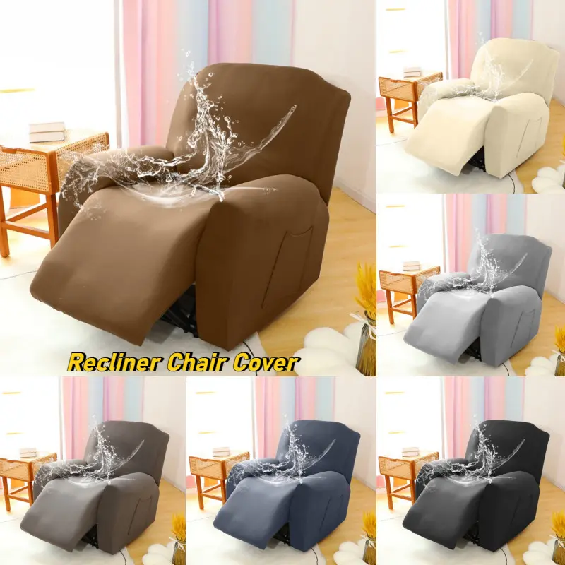 Elastic Recliner Chair Cover Single Sofa Cover Non-slip Chivas Sofa Cover Elastic Dust Chair Cover