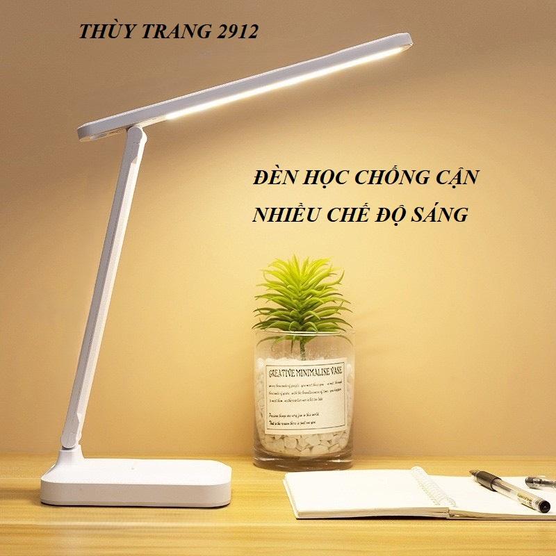 Đèn Học Để Bàn Chống Cận Có Thể Gấp Gọn Cảm Ứng Thông Minh, Hỗ Trợ Đọc Sách, Học Bài Và Làm Việc.