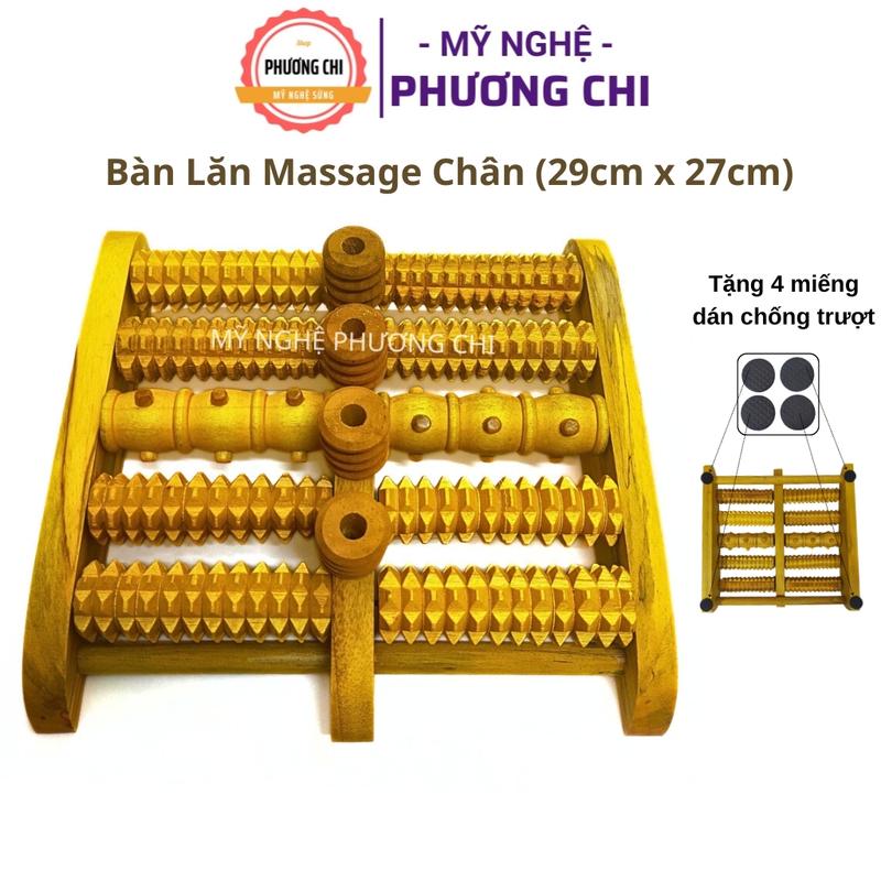 Bàn lăn massage chân bằng gỗ tự nhiên bấm huyệt thư giãn hiệu quả - Mỹ Nghệ Phương Chi
