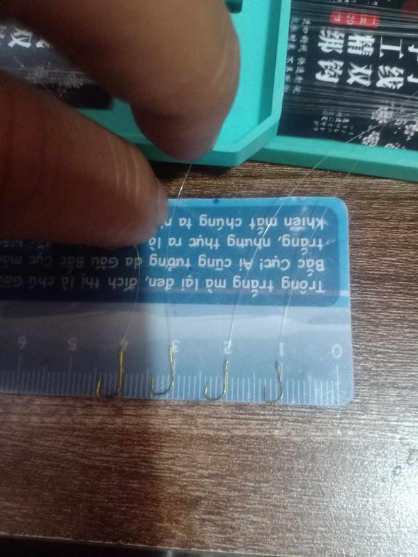 Hộp 20 bộ thẻo không ngạnh Huansheng dùng cho câu cá diêc, cá mương chất liệu nilon 2