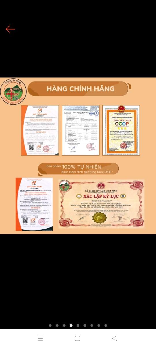 Product Introduction of Siro Quế-Hương Quế Trà Bồng 500ml/Rất thơm ngon 8