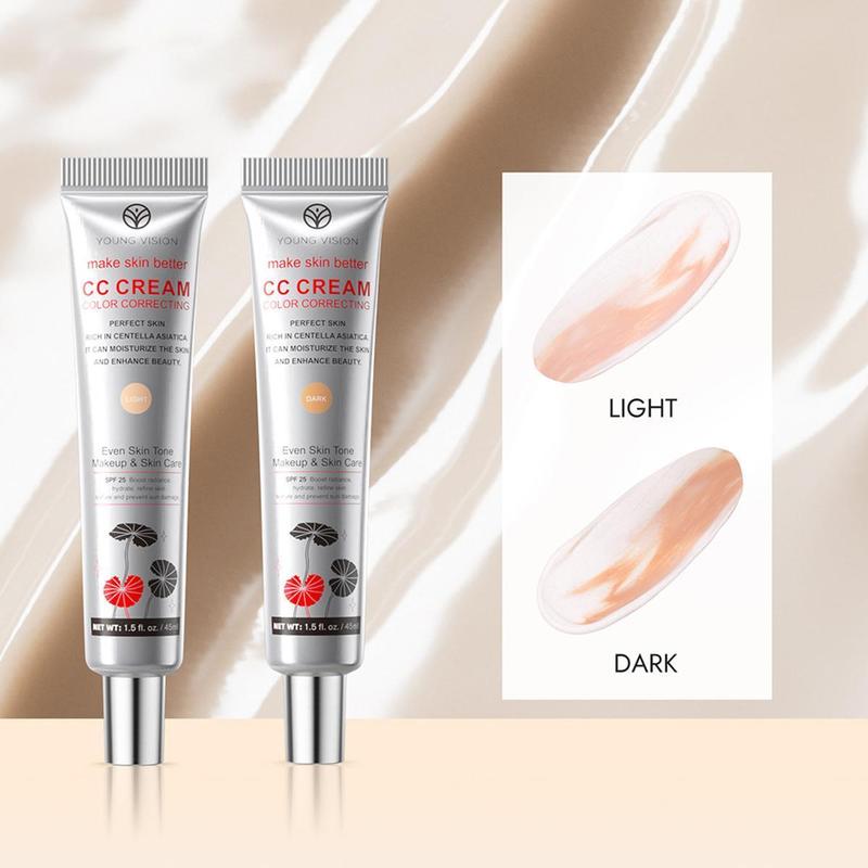 Base CC Cream Moisturizing Waterproof Anti-Sweat Makeup Before - TikTok ...