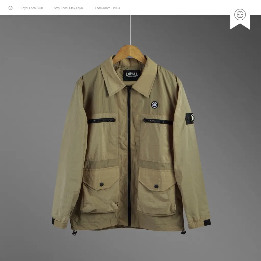LOYAL LADS CLUB | Overshirt - Wave Tan