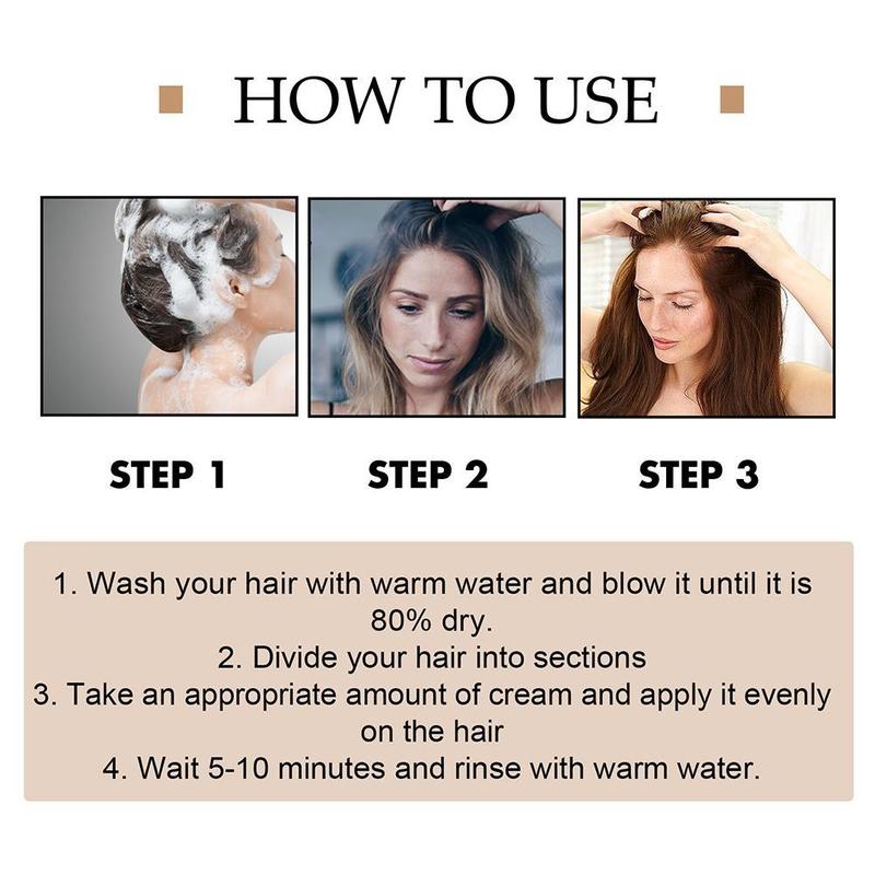 Product Introduction of Hair Mask Deep Repair Hair Film Nourishment Hair Softening Care Cream Conditioner L3F5 26