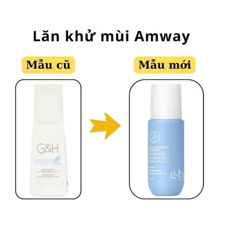[ Chính Hãng ] Lăn G&H Amway Khử mùi & giảm tiết mồ hôi Hiệu Quả  chai 100ml