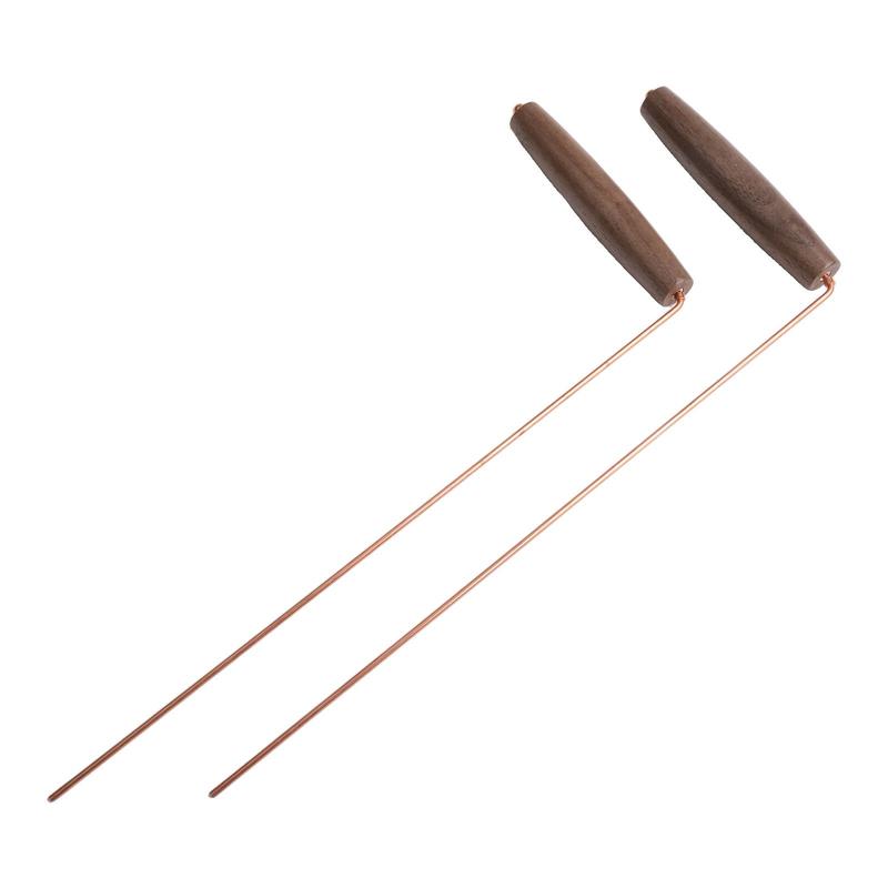 【In Stock】 1 Pair Pure Copper Detector Rod Metal Detecting Finding ...
