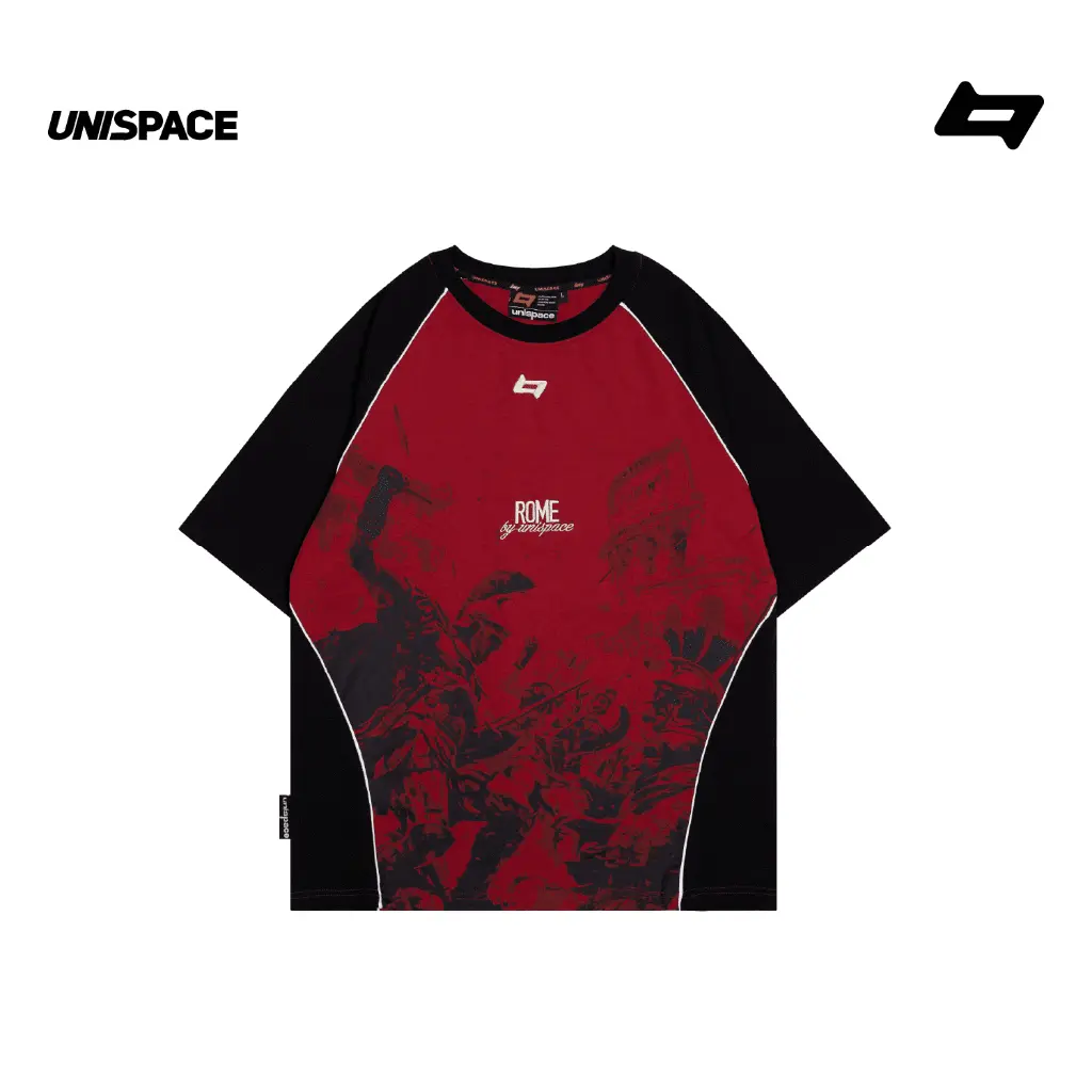 Áo Thun Tay Áo Rộng, Unisex, Thương Hiệu Địa Phương Của By UniSpace, Thiết Kế Rome