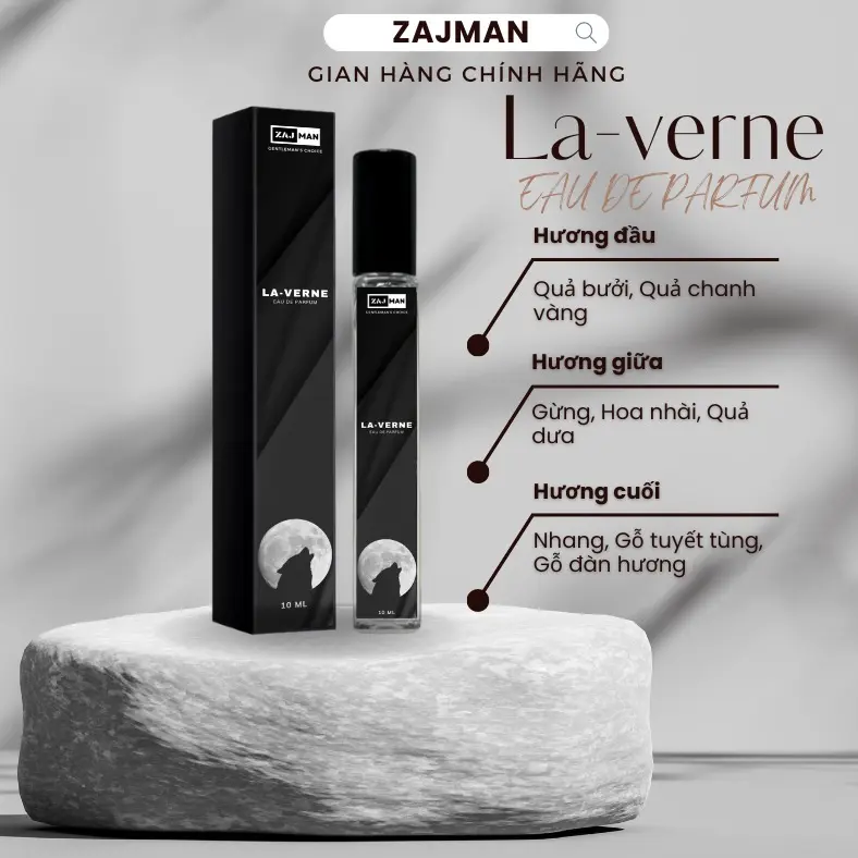 [COMBO BLACKBOY] 3 Chai Nước Hoa Nam Perfume (10ml) Honoré, La-verne, Adélard Lưu Hương 6 Đến 8 Giờ - Hàng Chính Hãng ZAJMAN Cosmetic Xịt Thơm 3