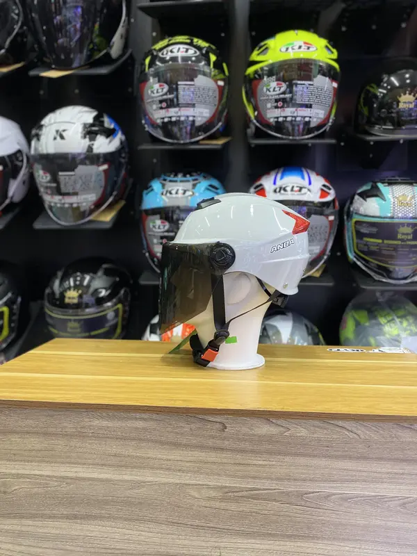 Mũ 1/2 đi phố ANDA  { Kiểu Dáng Giống YEMA } - Có Nút Tăng Chỉnh Size ( Free size 54cm _ 60cm ) - Tặng 13Tem KYT -  Helmet Nón Bảo Hiểm 4