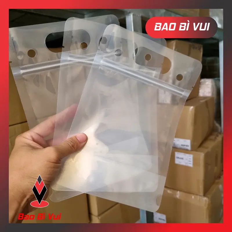 [1kg] Túi zip trà chanh in hình có quai xách - BAO BÌ VUI 2