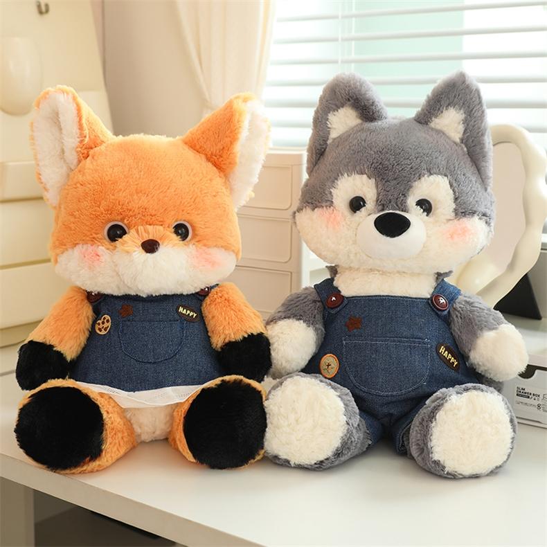 Đồ Chơi Sói Xám Cáo, Dễ Thương, Thiết Kế Mèo Con Ngủ, Búp Bê Rừng, Thích Hợp Làm Quà Tặng Sinh Nhật Cho Bé Gái 0