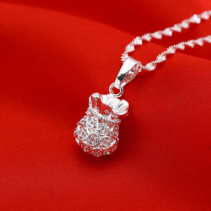 Product Introduction of Vòng Cổ Bạc, Dành Cho Nữ, Mặt Dây Chuyền Cửa Hàng Thời Trang, Mạ Bạc Đồng Trắng, Không Phai Màu, Dây Chuyền Xương Đòn 9