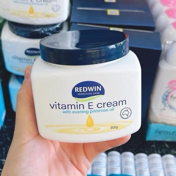 Kem Dưỡng Da Vitamin E Redwin Úc Chính Hãng 300g - Dưỡng Ẩm Da Mặt và Body Nữ Skincare vitamineuc - Women
