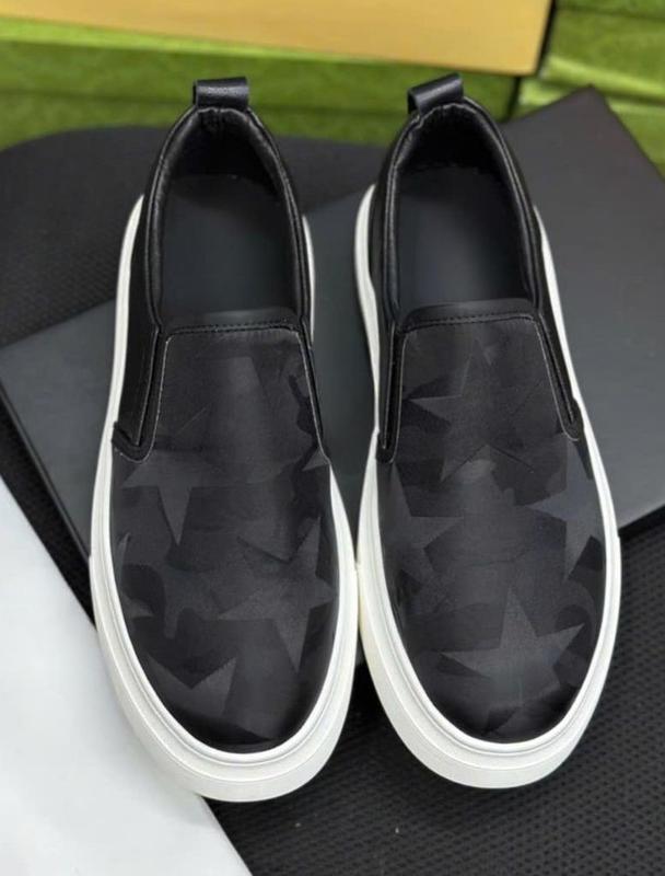 Giày Slipon Hình Sao Boy Phố Giày lười nam thời trang Đế cao 4 cm có khâu viền Size 38-43 Shoes