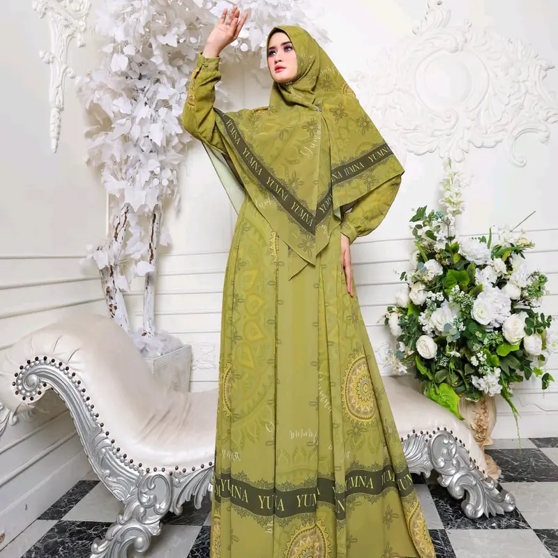 Gamis printing by yumna syari 2