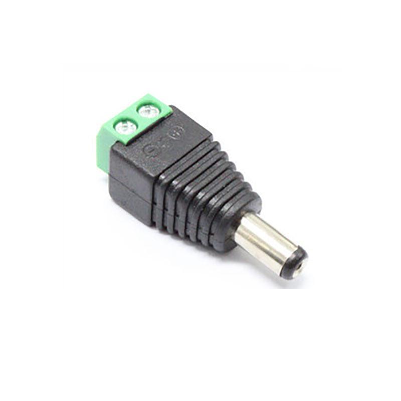 Spina alimentazione dc 5,5/2,1mm con morsetti a vite Spina alimentazione dc 5,5/2,1mm con morsetti a vite