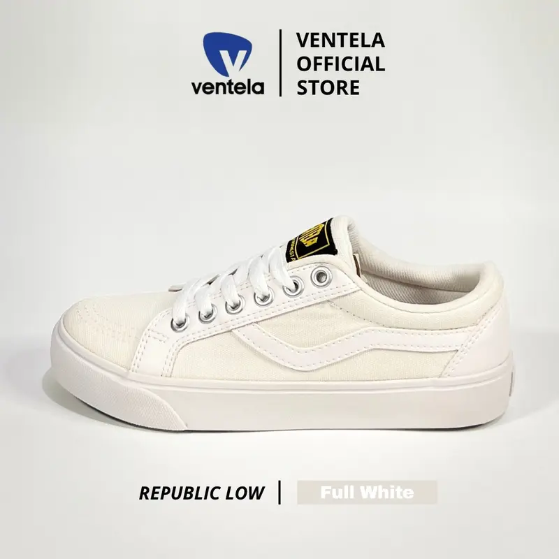 VENTELA REPUBLIC LOW WHITE ORIGINAL Sneakers Casual Putih 0