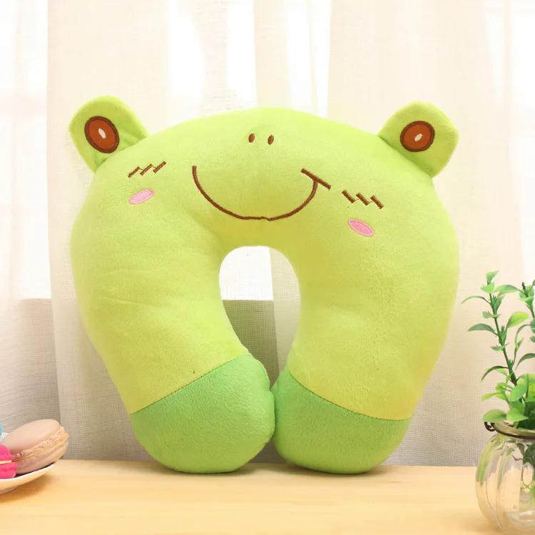Product Introduction of Creative Cute Animal Panda Cat Bear Plush U-shaped Pillow Cervical Spine Neck Travel Portable Home Office for Children Lovely 22