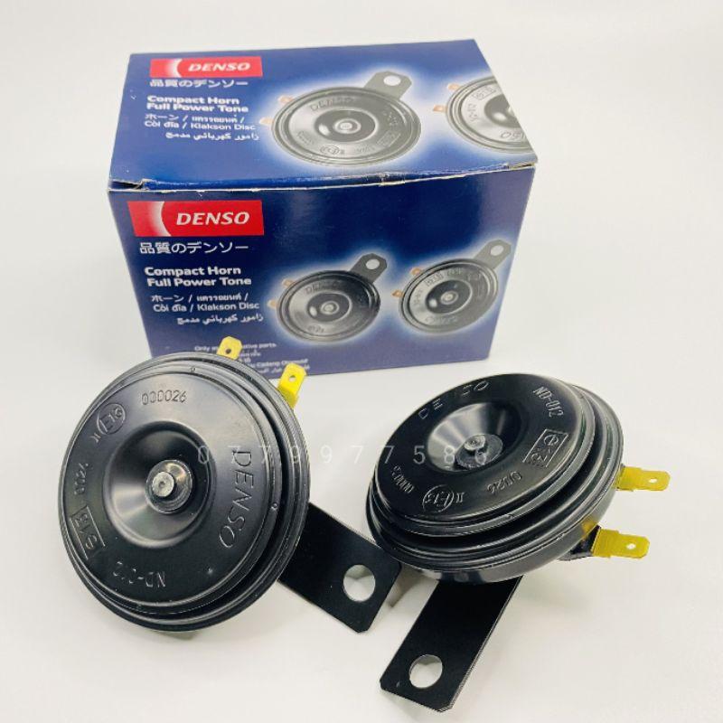 Kèn còi ĐĨA xe máy xe ô tô 12vol DENSO chính hãng Japan Âm TRầm- Bổng