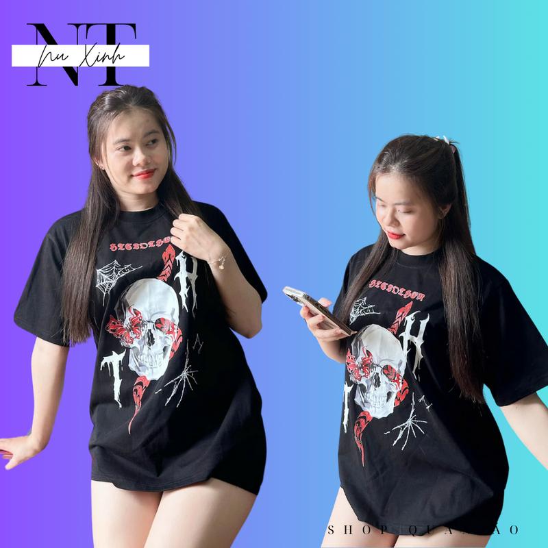 Áo Thun Nam Nữ Cổ Tròn Chất Vải Cotton - Hàng Mới Về - Top Women Nul Xinh 7