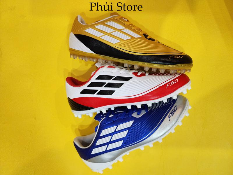 Giày Bóng Đá VN F50 Phủi Store Đế Đinh MG, Đá Được Trên Cả 2 Sân Nhân Tạo Và Sân Tự Nhiên, Khâu Full Đế, Kèm 2 Phụ Kiện Sneaker Sport