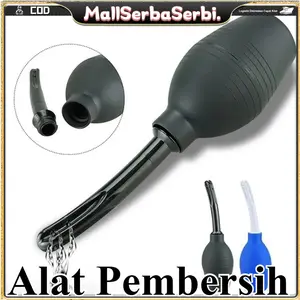 MallSerbaSerbi Alat Pembersih Berbentuk Busur 310ml untuk Wanita Kapasitas Besar Desain Anti-Aliran Balik Mudah Digunakan Tahan Lama Bahan Karet Medis Fleksibel