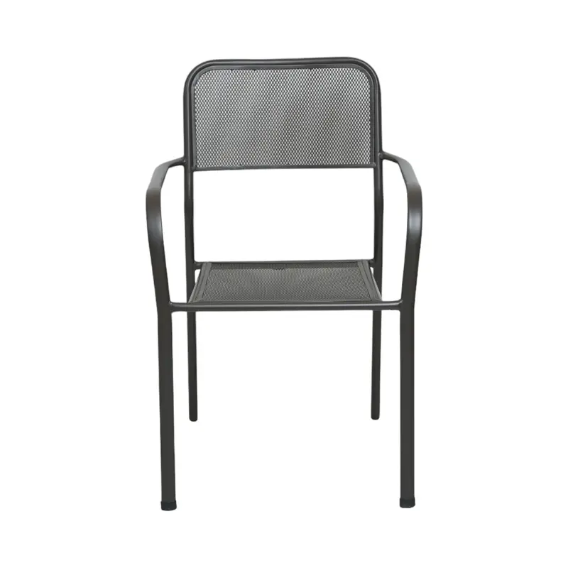 AZKO Soleil Clinton Kursi Teras - Cokelat Sandy Coffee Balcony Chair Kursi Outdoor Serbaguna Furniture Rumah Tempat Duduk Kursi Halaman Balkon 4