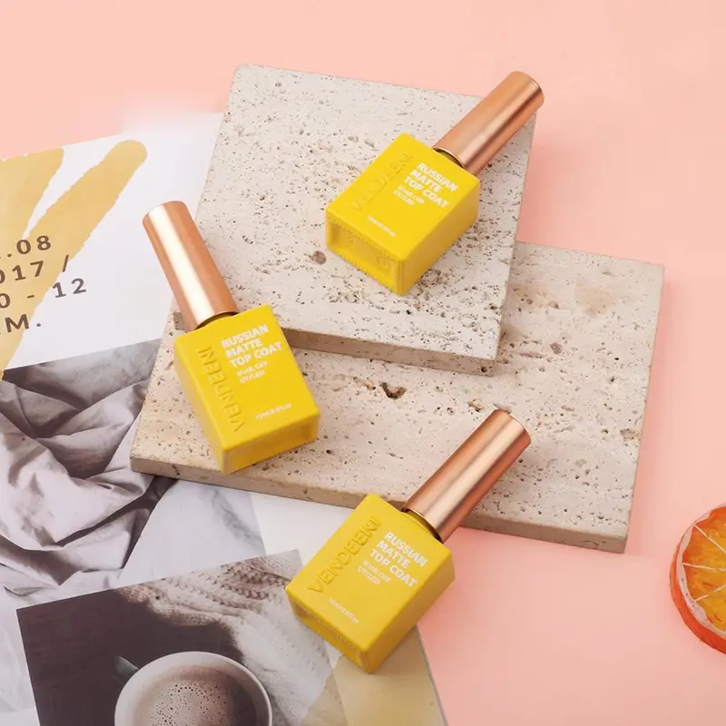 Top lì không lem Vendeeni chống lem - Gel liên kết làm nền chà tráng gương, vẽ móng, trang trí nail Sơn Gel top  lì 1