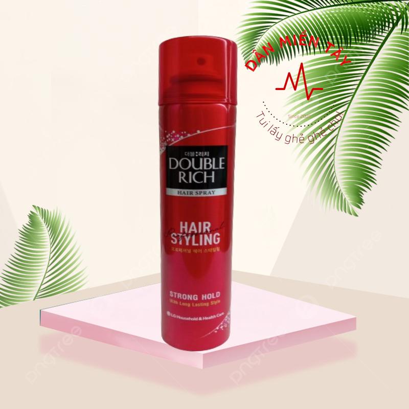 Keo xịt giữ nếp tóc Double Rich Hair Spray 170ml