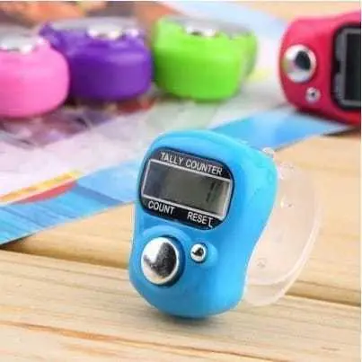 TASBIH DIGITAL MINI / PENGHITUNG DZIKIR / FINGER COUNTER / ALAT HITUNG MANUAL DIGITAL TIKTOKI 0