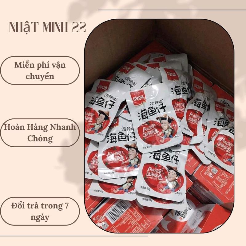 Cá Cay Trùng Khánh Dongdong Thơm ngon hộp 20 gói Food Thức Ăn