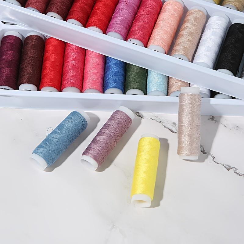 1 Box 39 Colors Sewing Thread Kit, Assorted Color 214.35 Meter/65.33 Yard Thread Spool Polyester Thread, Sewing Supplies For Home Use 5