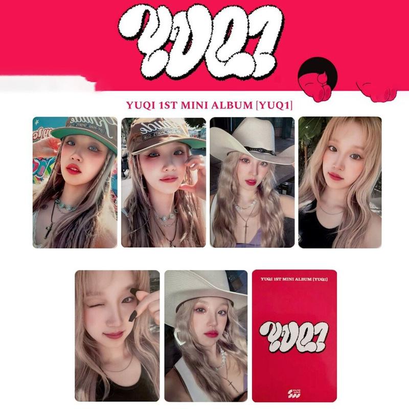 Product Introduction of Thẻ Ảnh YUQ1, Mini Album YUQI Đầu Tiên, (G) Tôi thích, Đĩa Đơn Yuqi, Thẻ Ảnh Soundwave Ktown4u 17
