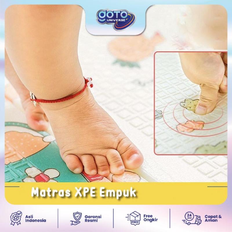 Goto [COD] Shiro Playmate Bayi Matras Lipat Playmat Anak Tebal 180x200 cm 2