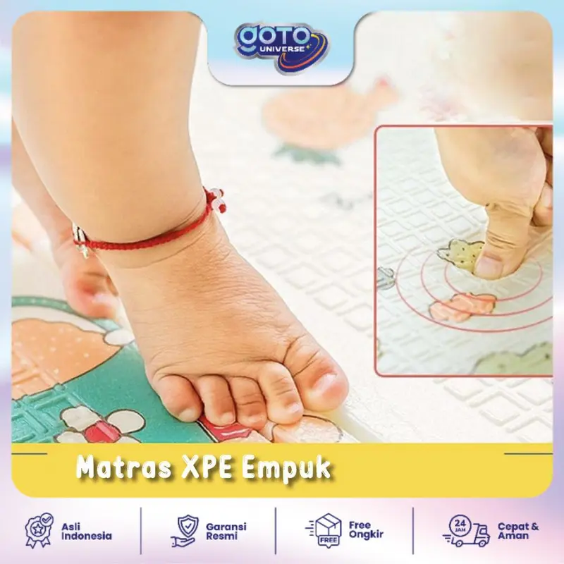 Goto [COD] Shiro Playmate Bayi Matras Lipat Playmat Anak Tebal 180x200 cm 1