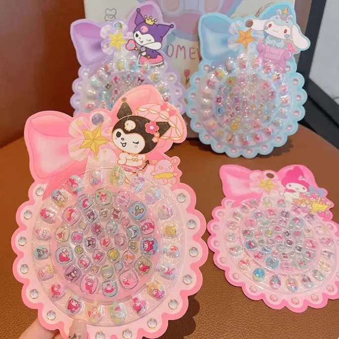 Set dán móng hoạt hình Sanrio cho bé yêu, set dán trang trí móng cho bé gái Làm Nail 5