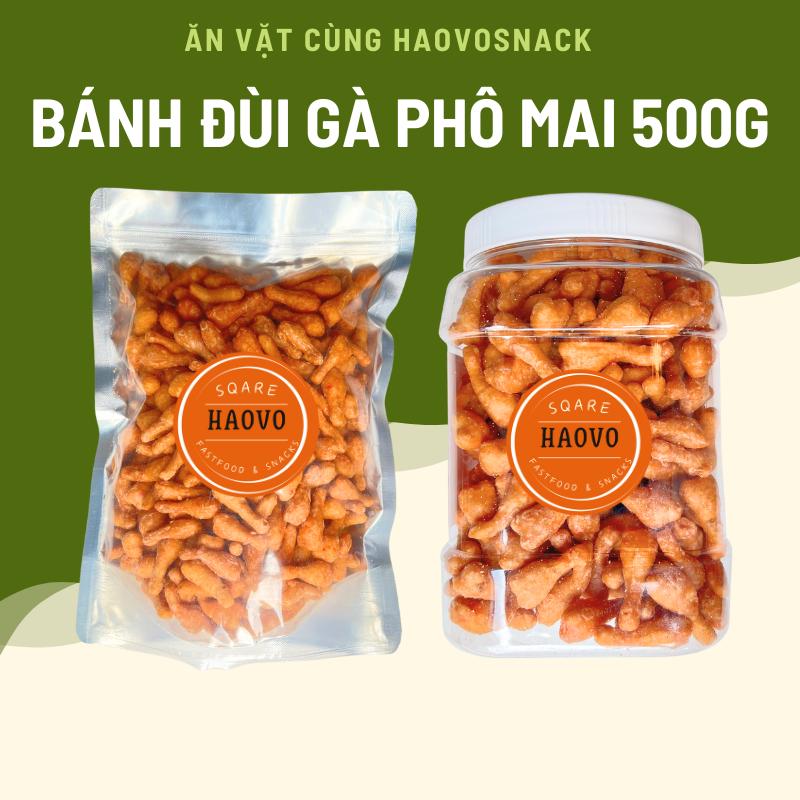 Bánh đùi gà phô mai ngon dòn đồ ăn vặt haovosnack