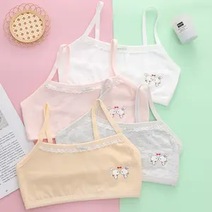 MS 538 Miniset Katun Anak Perempuan Remaja Miniset Step 1 Anak Perempuan Pubertas Tali Tipis Spagheti Tanpa Busa