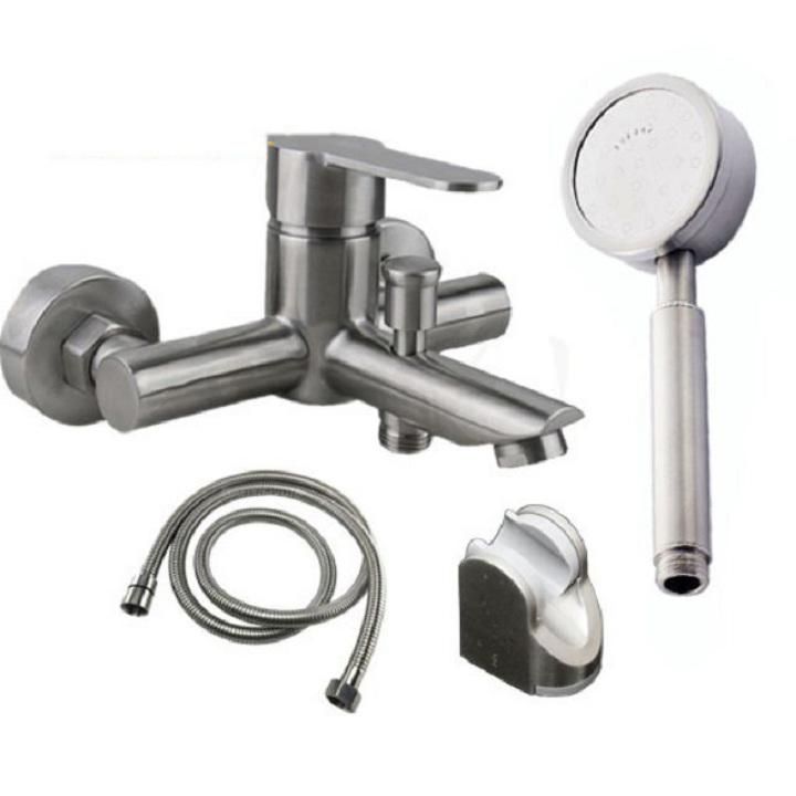 Trọn bộ sen tắm Inox 304 kèm bộ bát sen tăng áp SNL906-VHS08 siêu rẻ bền