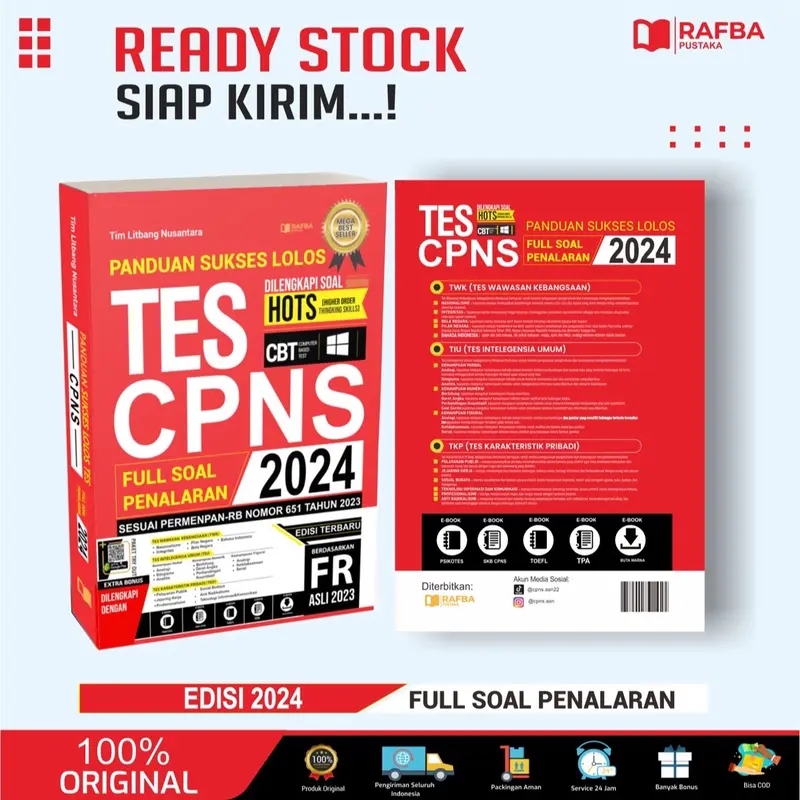 FR SOAL ASLI 2023 | BUKU CPNS 2024 FULL SOAL PENALARAN Hard Cover Hard Cover Hard Cover Hard Cover Edisi Tahunan Hard Cover Hard Cover