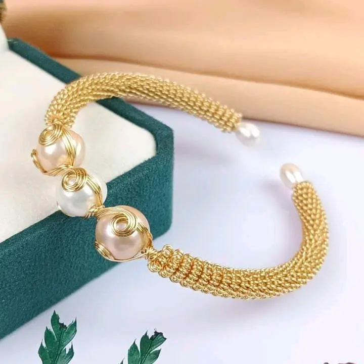 Gelang Etnik mutiara air tawar asli bersertifikat lokal toko 1