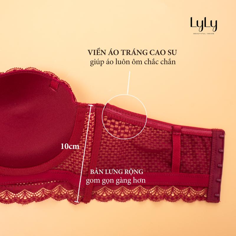 Áo lót nữ đệm vừa phối ren  AL176 6