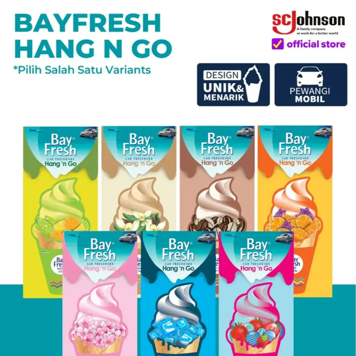Bayfresh Hang N Go - Pengharum / Pewangi Mobil