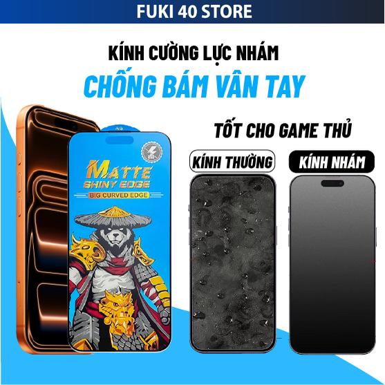 TRONG SUỐT Kính cường lực iphone nhám chống vân tay tương thích cho IP 7 8 PLUS X XS XSMAX 11 12 13 14 PLUS 15 16 17 PROMAX màng lọc bụi loa cường lực chơi game Phụ Kiện