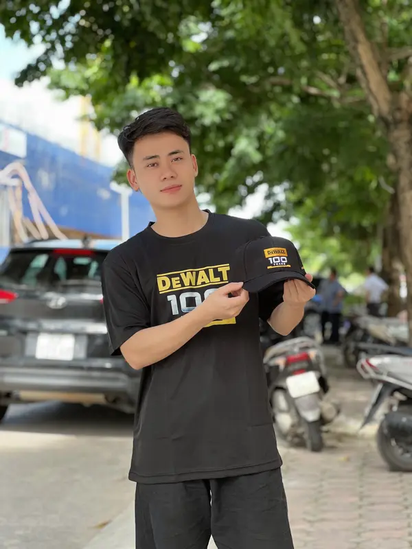 Áo Dewalt ,áo phông chất mát Nam Menswear 2