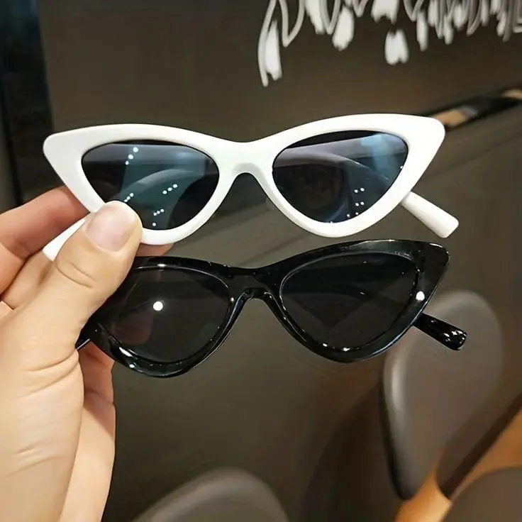 TRENDY Kacamata Segitiga Retro Vintage Triangle Eyewear