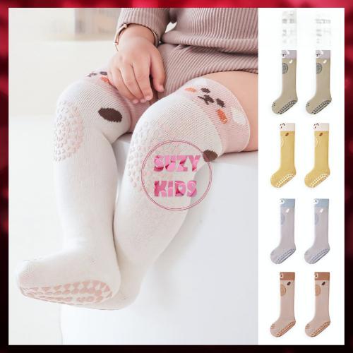 Tất Dài Chống Trơn Trượt Đầu Gối Cho Bé Vớ Sơ Sinh Trẻ Em Chất Liệu Dày Dặn V21