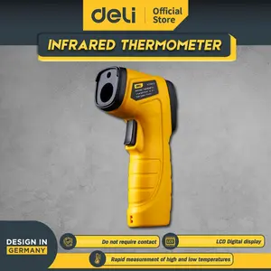 Deli Tools Termometer Infrared Thermometer 50 - 400 Celsius EDL333450C