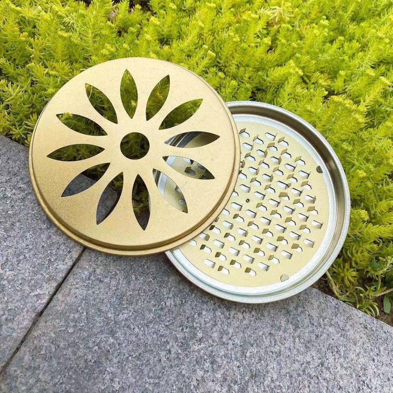 HỘP ĐỐT NHANG MUỖI inox Có Quai xách chống nóng an toàn khay đựng hương muỗi có nắp tiện lợi 9