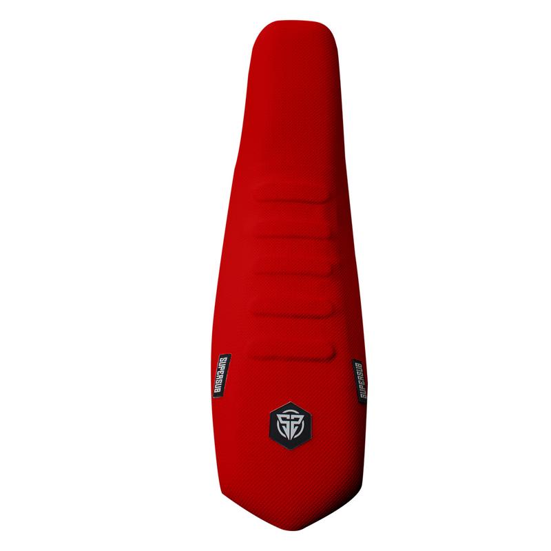 Seat Cover jok Bungkus Jok Sarung Jok Kulit Jok Trail Supemoto Merah Red SuperSub Waterproof Anti Air Untuk CRF KLX Dtracker WR Motor Motorcycle Supermoto 2